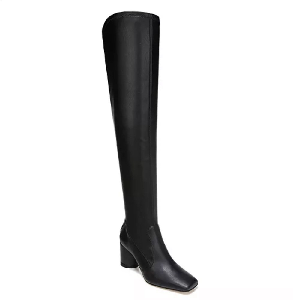 New Franco Sarto L PisaBoot Black Over The Knee size 6.5